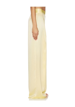 The Sei Relaxed Trouser in Yellow. Size 4. Also in 2, 6, 8.