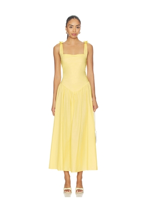 PEIXOTO Harlow Dress in Lemon. Size XS. Also in S, M, L, XL.