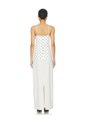 With Harper Lu Slip Dress in Ivory. Size S. Also in XS, M, L, XL.