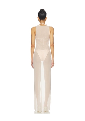 Shani Shemer Esme Maxi Dress in Ivory. Size XS. Also in S, M, L.
