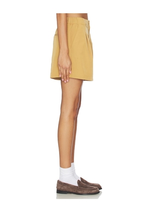 Varley Tansy Woven Short in Tan. Size XS. Also in S, M, L.