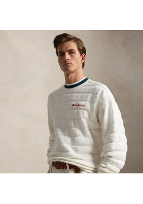 Relaxed Fit Textured Jacquard Pullover