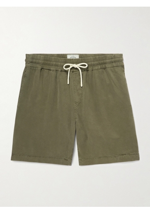 Portuguese Flannel - Dogtown Straight-Leg TENCEL™ Lyocell Drawstring Shorts - Men - Green - XS