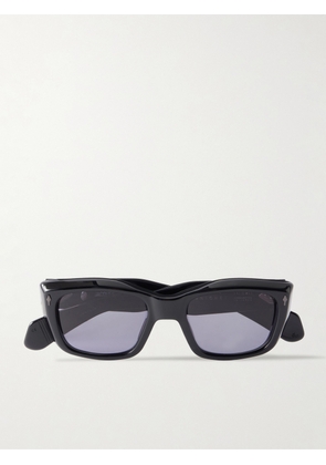 Jacques Marie Mage - Corniche Square-Frame Acetate Sunglasses - Men - Black