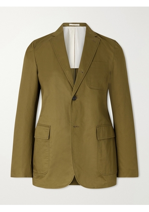 Beams Plus - 3B Cotton-Twill Suit Jacket - Men - Green - S