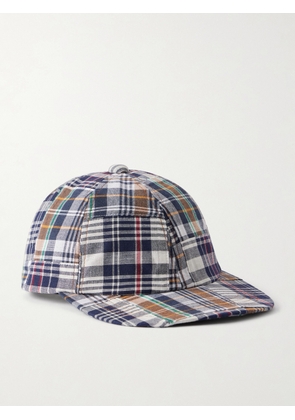 Beams Plus - Madras Patchwork Cotton Baseball Cap - Men - Blue