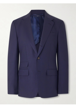 Dunhill - Pinstriped Wool Suit Jacket - Men - Blue - IT 46