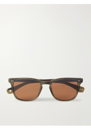 Garrett Leight California Optical - Earvin Square-Frame Acetate Sunglasses - Men - Green