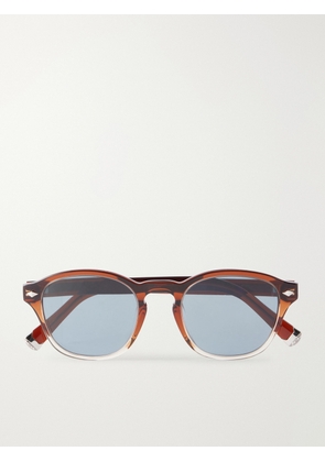 Brunello Cucinelli - Round-Frame Acetate Sunglasses - Men - Brown