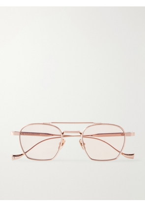Cutler and Gross - 1425 Square-Frame Gold-Tone Sunglasses - Men - Pink