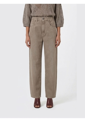 Jeans BRUNELLO CUCINELLI Woman color Brown