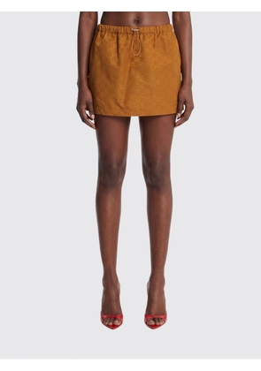 Skirt GUCCI Woman color Leather