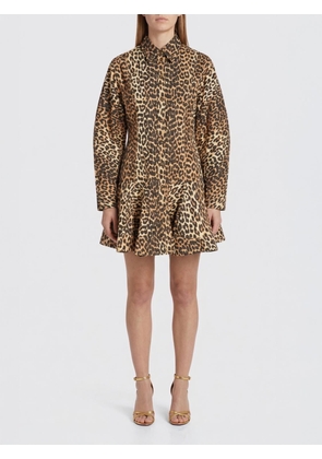 Dress GANNI Woman color Brown