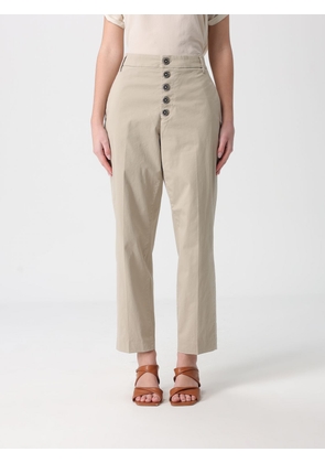 Pants DONDUP Woman color Beige