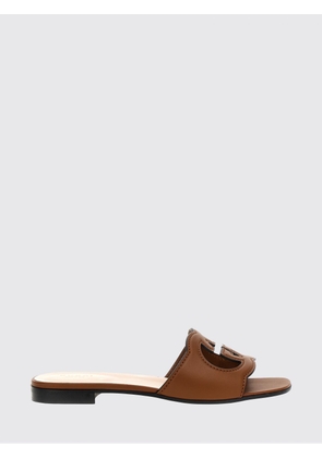 Heeled Sandal GUCCI Woman color Brown