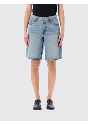Shorts LEVI'S Woman color Denim