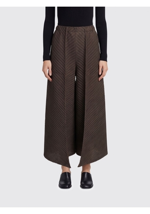 Pants ISSEY MIYAKE Woman color Brown