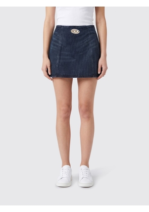 Skirt DIESEL Woman color Gnawed Blue