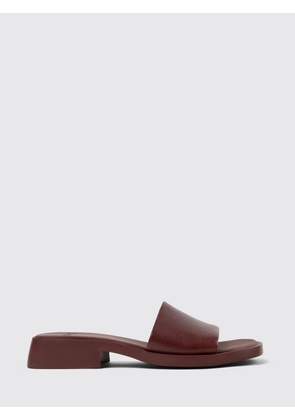 Heeled Sandal CAMPER Woman color Burgundy