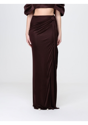 Skirt ELISABETTA FRANCHI Woman color Dark