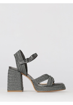 CASTAÑER Heeled Sandal Woman color Grey