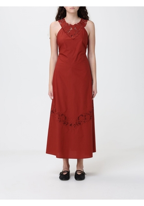 Dress TWINSET Woman color Brick Red