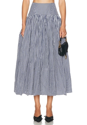 Alexis Havara Skirt in Navy & White - Navy. Size XS (also in M, L).