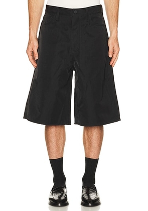 Fear of God ESSENTIALS 5 Pocket Short in Vintage Black - Black. Size 28 (also in 29, 30, 31, 32, 34, 36, 38).