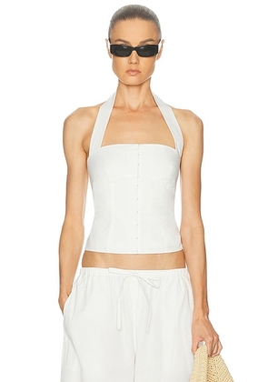 L'Academie By Marianna Dasha Top in White - White. Size XXS (also in XS, S, M, L, XL).