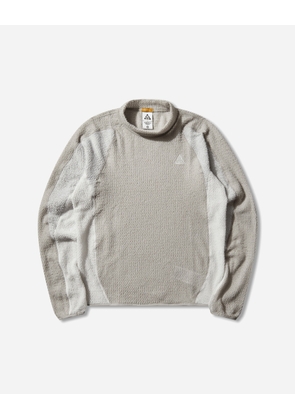 Men s ACG  Wolf Tree  Fleece Crewneck Sweatshirt College Grey / Summit White