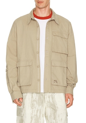 RC Outdoor Supply Lassen Shirt in Driftwood - Neutral. Size M (also in S, L, XL/1X).