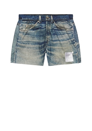 Satisfy Peaceshell 5 Unlined Short in Digital Denim - Blue. Size S (also in M).