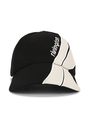 RRR123 Trappist Hat in Black - Black,Beige. Size all.