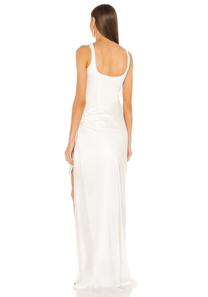 Cinq a Sept Marian Gown in White. Size 2. Also in 0, 6.