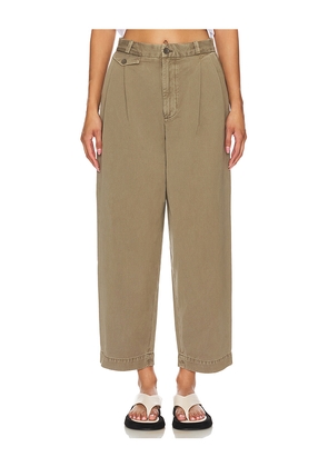 AGOLDE Becker Chino in Olive. Size 25. Also in 24.