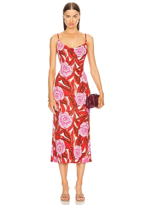 Diane von Furstenberg Alik Dress in Red. Size S. Also in L.
