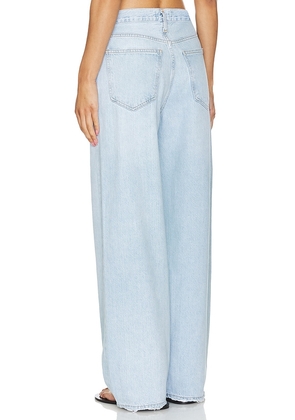 AGOLDE Low Slung Baggy Jeans in Denim-Light. Size 30. Also in 32, 33.