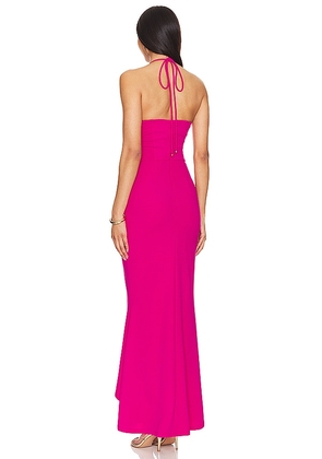 ELLIATT Lille Dress in Fuchsia. Size S. Also in M, L.
