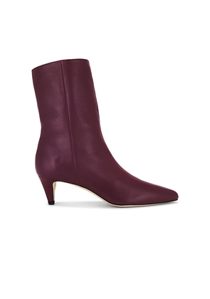 BY FAR Lysander Boot in Burgundy. Size 38. Also in 40.