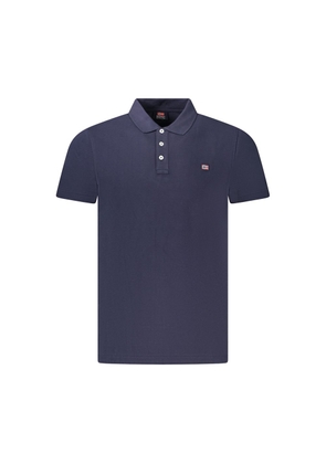 Norway 1963 Blue Cotton Men's Polo - S