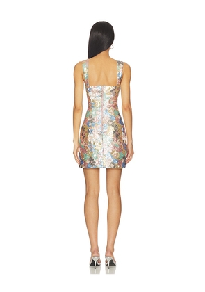 ELLIATT Athea Mini Dress in Metallic Gold. Size S. Also in XS, M.