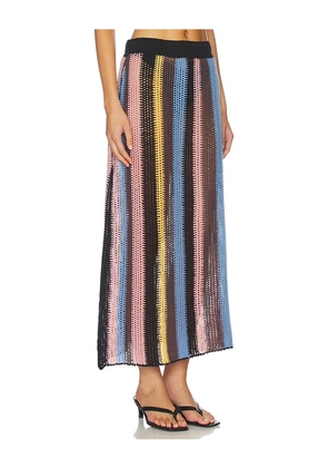 Agua Bendita Cyprus Skirt in Black. Size L. Also in M, S.