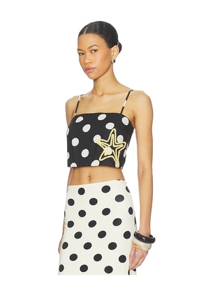 Cala de la Cruz Ariella Top in Black. Size XS. Also in S, M, L, XL.