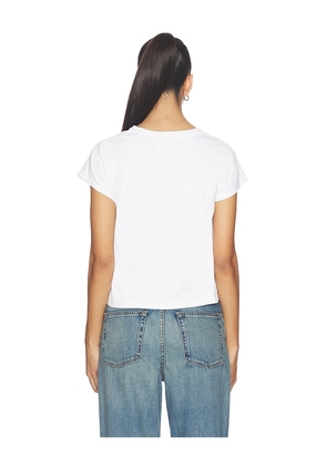 Citizens of Humanity Kai Baby Tee in White. Size M. Also in XS, S, L, XL.