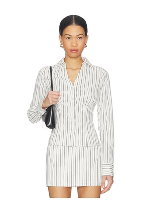 ALL THE WAYS Loretta Top in White. Size XS. Also in XXS, S, M, L, XL.