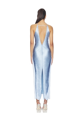 Cult Gaia Renata Gown in Blue. Size XS. Also in L.