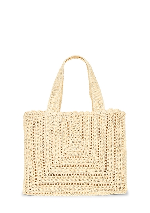 BTB Los Angeles Beth Tote Bag in Tan.