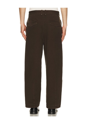Entire Studios Gully Pant in Brown. Size L. Also in S, M.