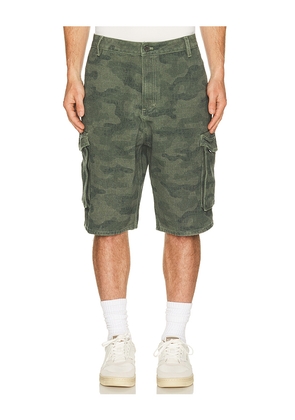 Daily Paper Cargo Shorts in Green. Size S. Also in M, L, XL/1X.
