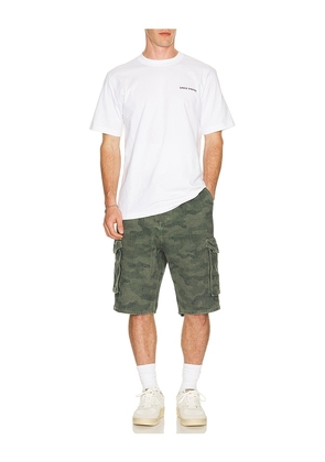 Daily Paper Cargo Shorts in Green. Size S. Also in L, M, XL/1X.